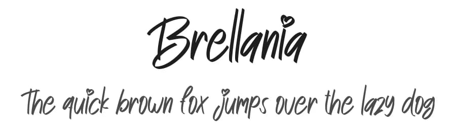 Brellania by Metal Studio — Script Handwritten Font — preview 1