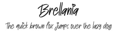 Brellania by Metal Studio — Script Handwritten Font — thumbnail 1