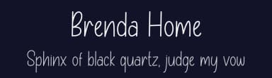 Brenda Home by RantautypeStudio — Script Handwritten Font — thumbnail 2