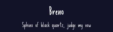 Breno by Breno Cantarim — Script Handwritten Font — thumbnail 2