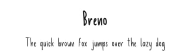 Breno by Breno Cantarim — Script Handwritten Font — thumbnail 1