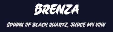 Brenza by Blankids — Script Handwritten Font — thumbnail 2