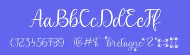 Bretagne by Winarko — Script Handwritten Font — thumbnail 3