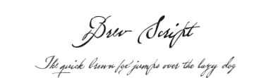 Brev Script by Måns Grebäck — Script Handwritten Font — thumbnail 1