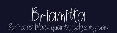 Briamitta by AEN Creative Studio — Script Handwritten Font — thumbnail 2