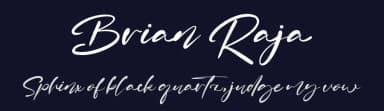Brian Raja by Kong Font — Script Handwritten Font — thumbnail 2
