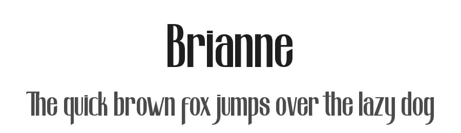 Brianne by Typotopia Studio — Sans Serif Font