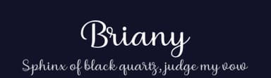 Briany by 7NTypes — Script Handwritten Font — thumbnail 2