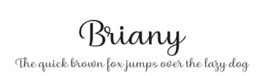 Briany by 7NTypes — Script Handwritten Font — thumbnail 1