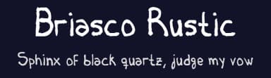 Briasco Rustic by Juan Ignacio Briasco — Script Handwritten Font — thumbnail 2