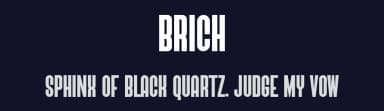 Brich by Graphicxell — Sans Serif Font — thumbnail 2
