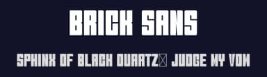 Brick Sans by Fatfly Design — Sans Serif Font — thumbnail 2