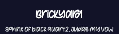 Brickyard by Eifetstype — Script Handwritten Font — thumbnail 2