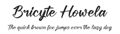 Bricyte Howela by Letterena Studios — Script Handwritten Font — thumbnail 1