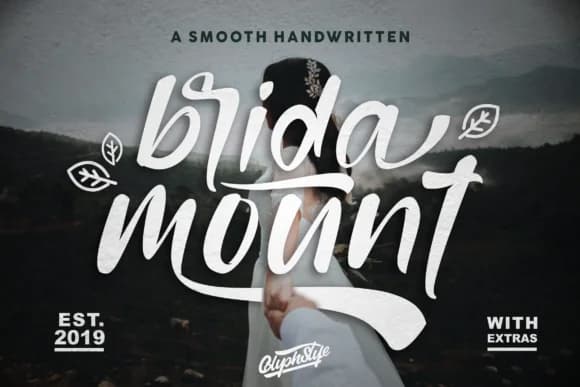 Bridamount Font by glyphstyle — Script Handwritten Font