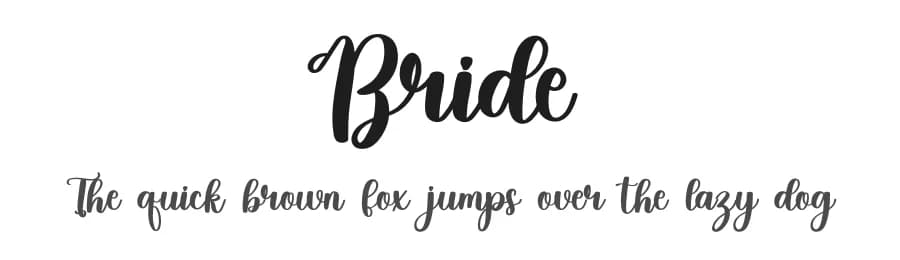 Bride by Inermedia Studio — Script Handwritten Font
