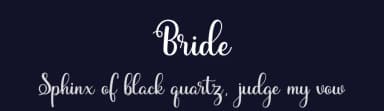Bride by Letterflow — Script Handwritten Font — thumbnail 2