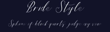 Bride Style by Just Font You — Script Handwritten Font — thumbnail 2