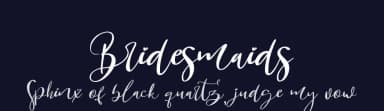 Bridesmaids by Noftanti Studio — Script Handwritten Font — thumbnail 2