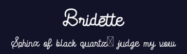 Bridette by Dendy Herlambang — Script Handwritten Font — thumbnail 2