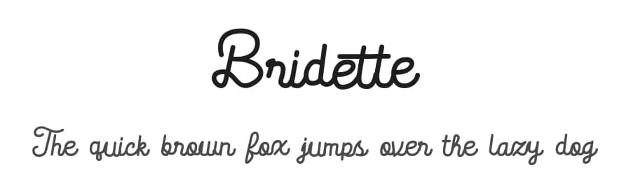 Bridette by Dendy Herlambang — Script Handwritten Font