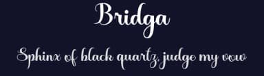 Bridga by Rezastudio — Script Handwritten Font — thumbnail 2