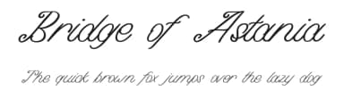 Bridge of Astania by Staircase Studio — Script Handwritten Font — thumbnail 1