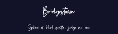 Bridgestown by Balpirick Studio — Script Handwritten Font — thumbnail 2