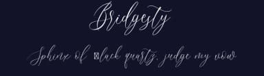 Bridgesty by Motokiwo — Script Handwritten Font — thumbnail 2