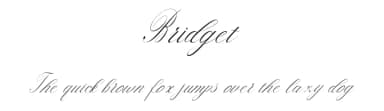 Bridget by Serdaribut Studio — Script Handwritten Font — thumbnail 1