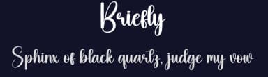 Briefly by Scratchones — Script Handwritten Font — thumbnail 2