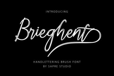 Brieghent Font by sapre.studio — Script Handwritten Font — thumbnail 1