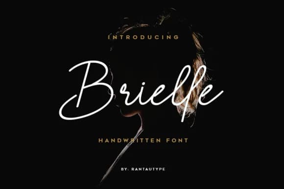 Brielle Font by RantauType — Script Handwritten Font — preview 1