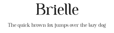 Brielle by Dealita Studio — Serif Font — thumbnail 1