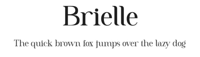 Brielle by Dealita Studio — Serif Font