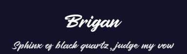 Brigan by Hanzel Graphic — Script Handwritten Font — thumbnail 2
