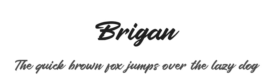 Brigan by Hanzel Graphic — Script Handwritten Font