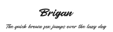 Brigan by Hanzel Graphic — Script Handwritten Font — thumbnail 1