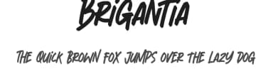 Brigantia by Gassstype — Script Handwritten Font — thumbnail 1