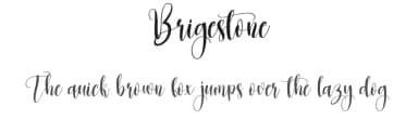 Brigestone by Scratchones — Script Handwritten Font — thumbnail 1