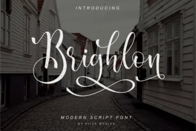 Brighlon Font by NendesKombet — Script Handwritten Font — thumbnail 1