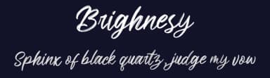 Brighnesy by Creatype Studio — Script Handwritten Font — thumbnail 2
