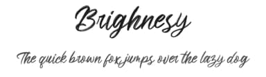 Brighnesy by Creatype Studio — Script Handwritten Font — thumbnail 1