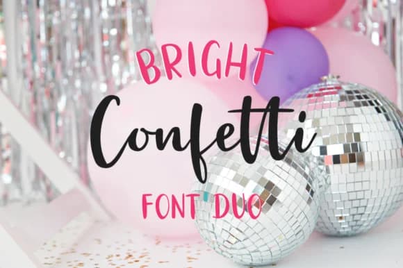 Bright Confetti Font by Pasha Larin — Script Handwritten Font