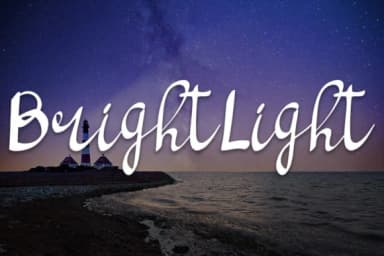 Bright Light Font by wny79 — Script Handwritten Font — thumbnail 2
