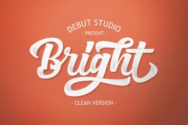 Bright Script Font by Debut Studio — Script Handwritten Font — thumbnail 3