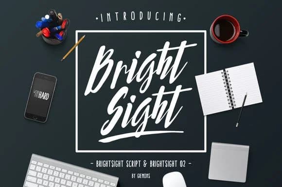 Bright Sight  Font by Giemons — Script Handwritten Font