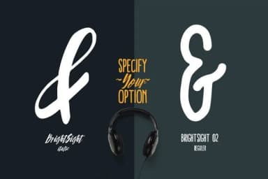 Bright Sight  Font by Giemons — Script Handwritten Font — thumbnail 2