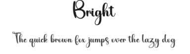 Bright by Harlek Studio — Script Handwritten Font — thumbnail 1