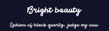 Bright beauty by madeDeduk — Script Handwritten Font — thumbnail 2